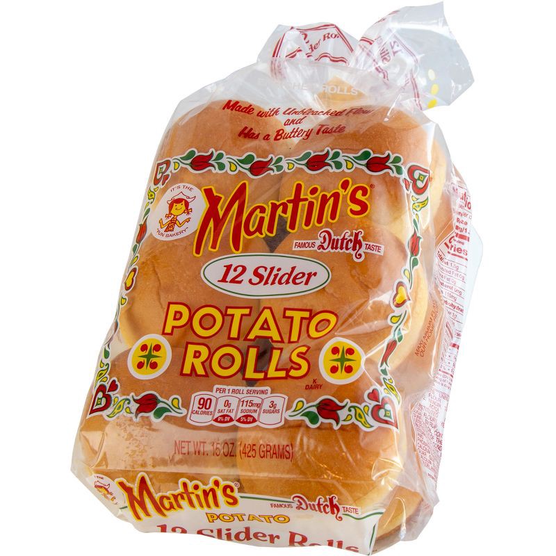 slide 5 of 8, Martin's Potato Sliced Rolls -15oz/12ct, 12 ct; 15 oz