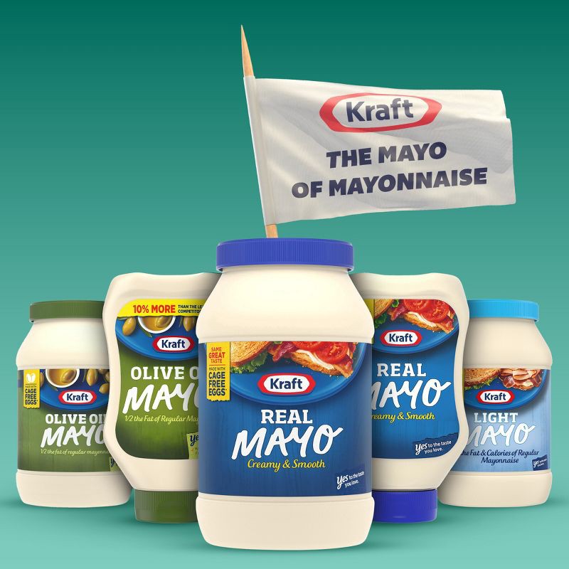 slide 8 of 9, Kraft Real Mayonnaise 30 fl oz, 30 fl oz