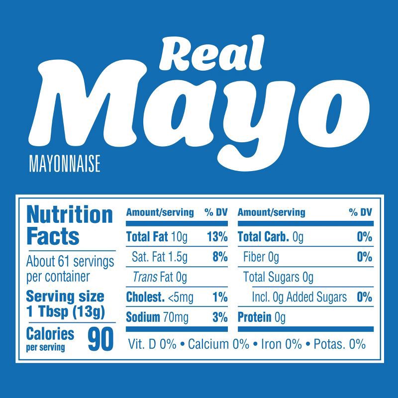 slide 8 of 9, Kraft Real Mayonnaise 30 fl oz, 30 fl oz