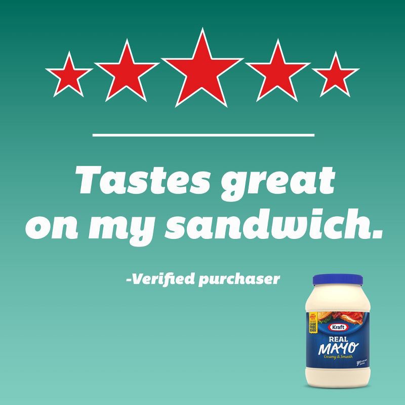 slide 9 of 9, Kraft Real Mayonnaise 30 fl oz, 30 fl oz