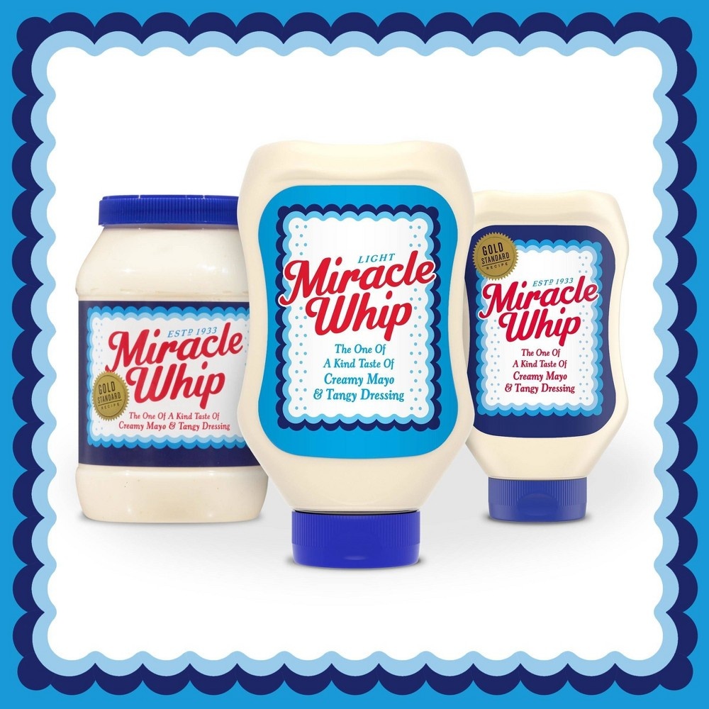slide 8 of 13, Miracle Whip Light Squeeze Bottle, 22 fl oz