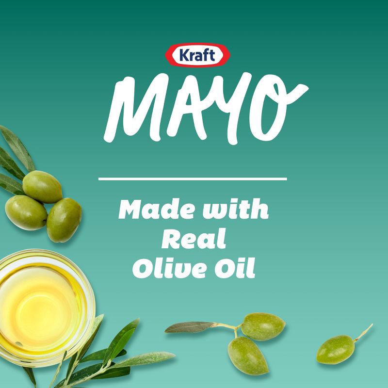 slide 6 of 9, Kraft Reduced Fat Mayonnaise with Olive Oil - 30 fl oz, 30 fl oz