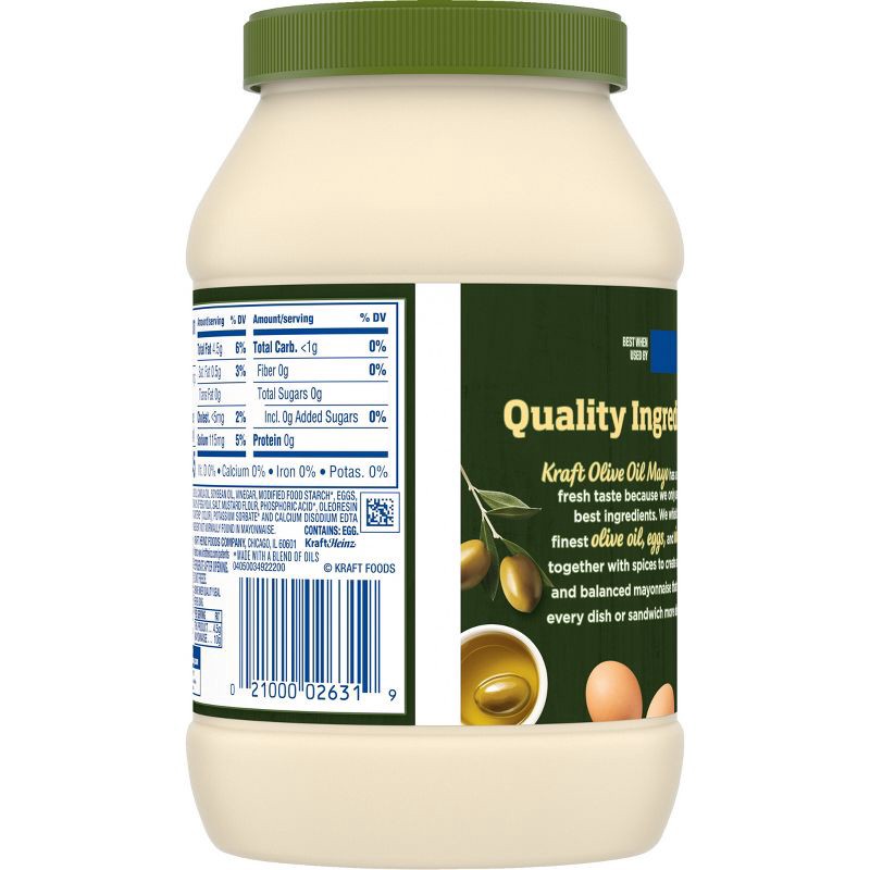 slide 9 of 13, Kraft Reduced Fat Mayonnaise with Olive Oil - 30 fl oz, 30 fl oz