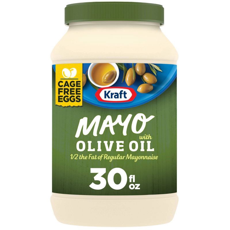 slide 1 of 13, Kraft Reduced Fat Mayonnaise with Olive Oil - 30 fl oz, 30 fl oz
