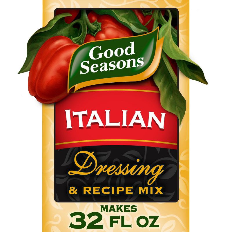 slide 1 of 11, Good Seasons All Natural Italian Salad Dressing & Recipe Mix -0.7oz/4 ct, 0.7 oz, 4 ct