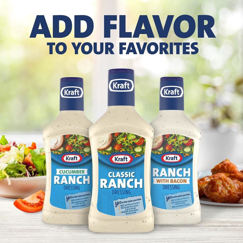 slide 9 of 10, Kraft Classic Ranch Salad Dressing - 16 fl oz, 16 fl oz