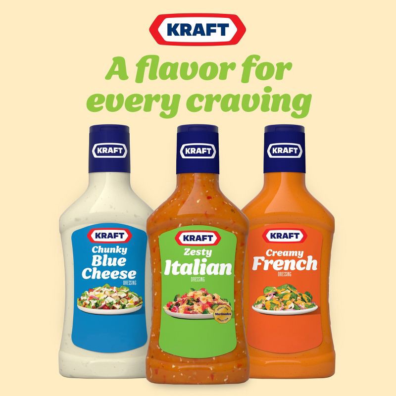 slide 8 of 8, Kraft Zesty Italian Salad Dressing - 16fl oz, 16 fl oz