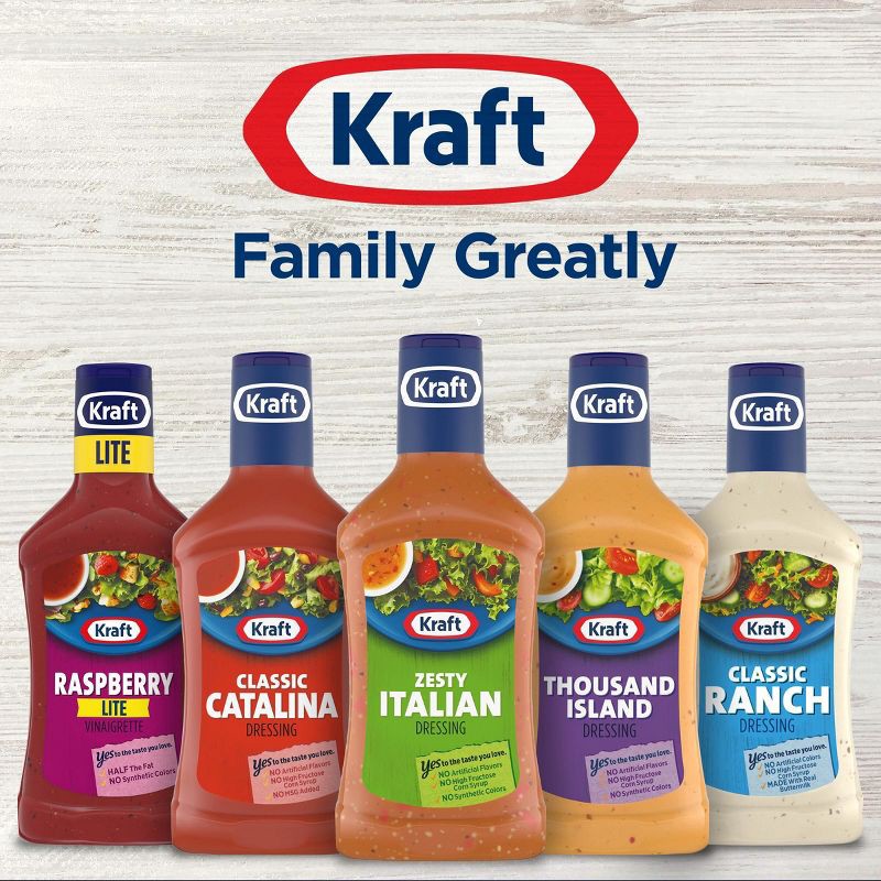 slide 8 of 9, Kraft Zesty Italian Salad Dressing - 16fl oz, 16 fl oz