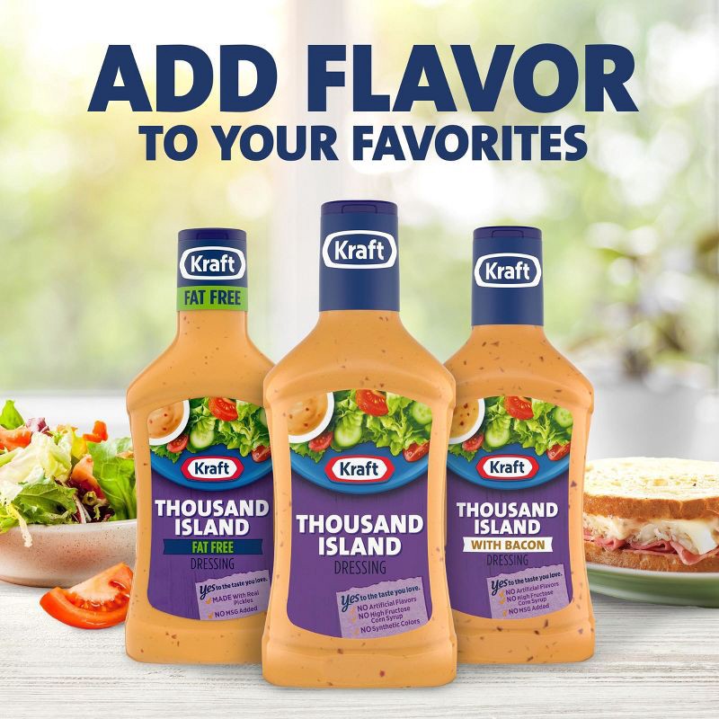 slide 7 of 9, Kraft Thousand Island Salad Dressing - 16fl oz, 16 fl oz