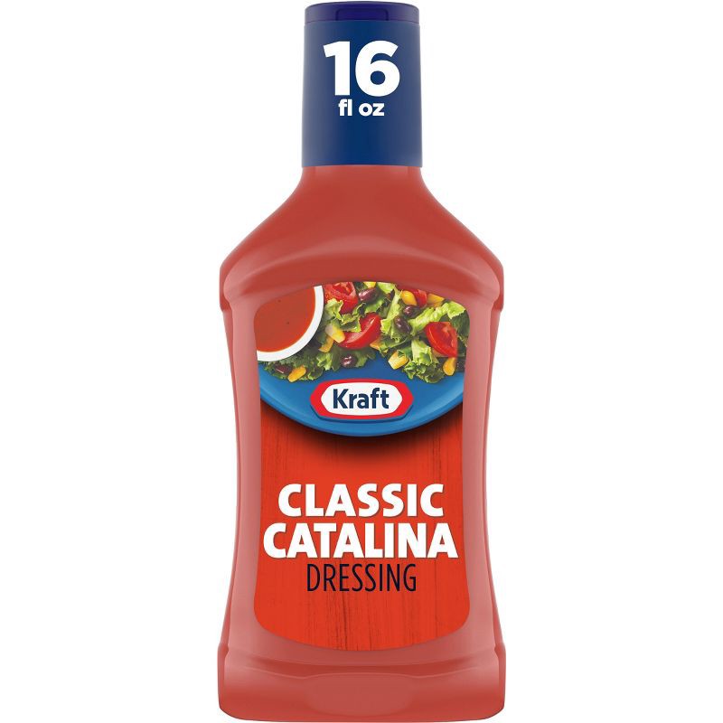 slide 1 of 9, Kraft Classic Catalina Salad Dressing 16fl oz, 16 fl oz