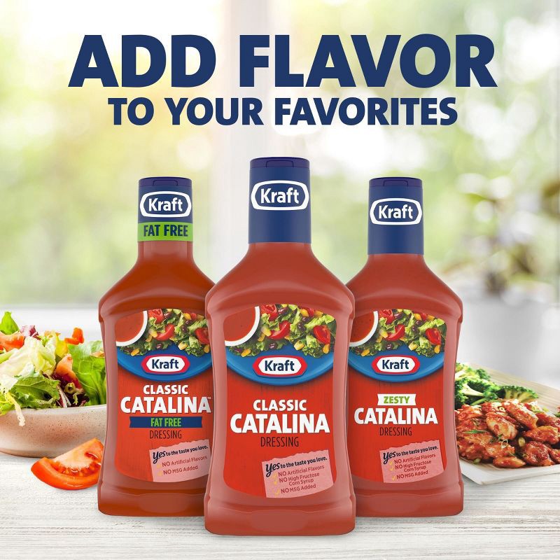 slide 9 of 9, Kraft Classic Catalina Salad Dressing 16fl oz, 16 fl oz