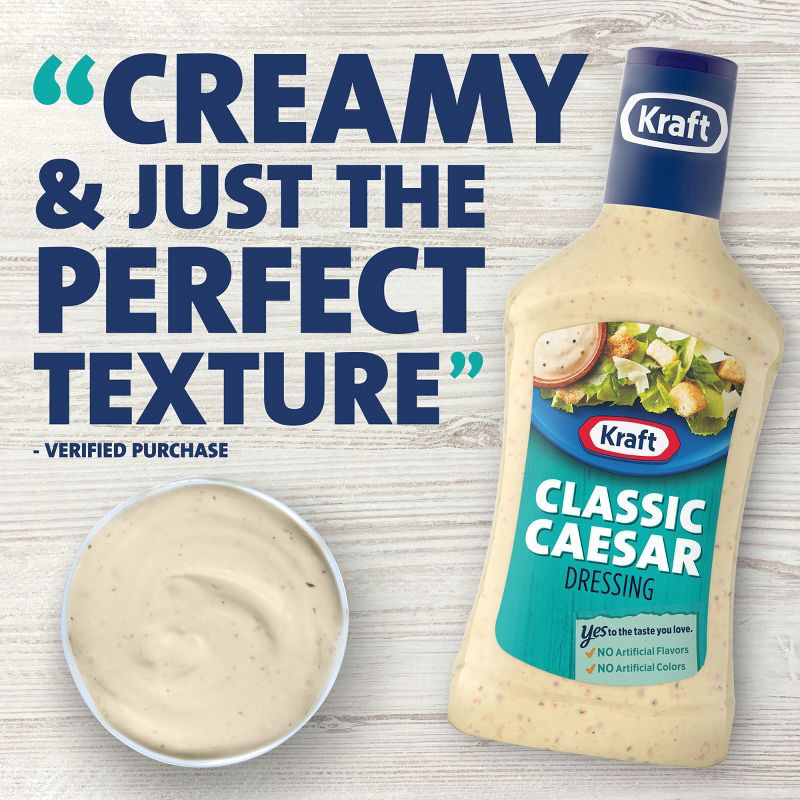 slide 5 of 10, Kraft Classic Caesar Salad Dressing - 16 fl oz, 16 fl oz