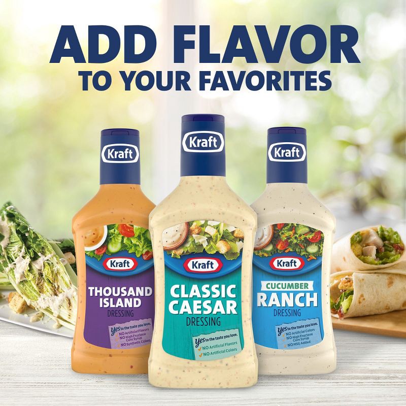 slide 7 of 10, Kraft Classic Caesar Salad Dressing - 16 fl oz, 16 fl oz