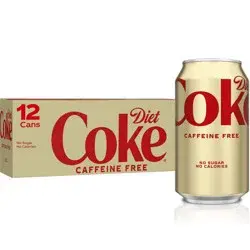 Diet Coke Caffeine Free - 12pk/12 fl oz Cans