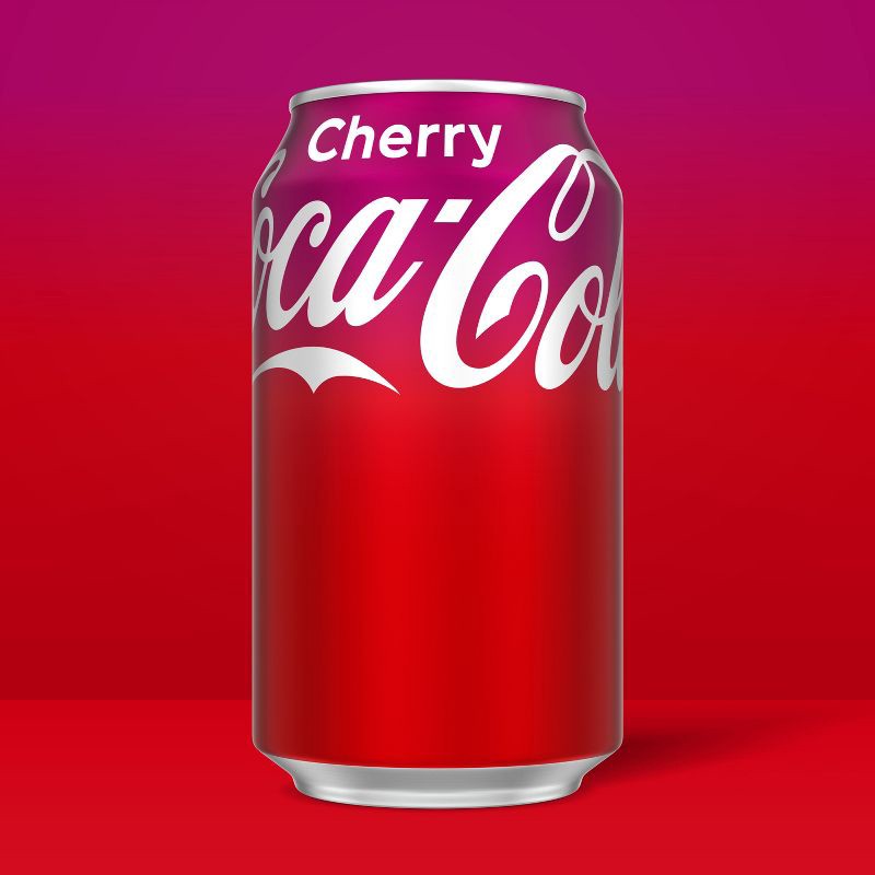 slide 7 of 8, Coca-Cola Cherry Soda - 12pk/12 fl oz Cans, 12 ct; 12 fl oz
