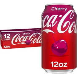Coca-Cola Cherry Soda - 12pk/12 fl oz Cans