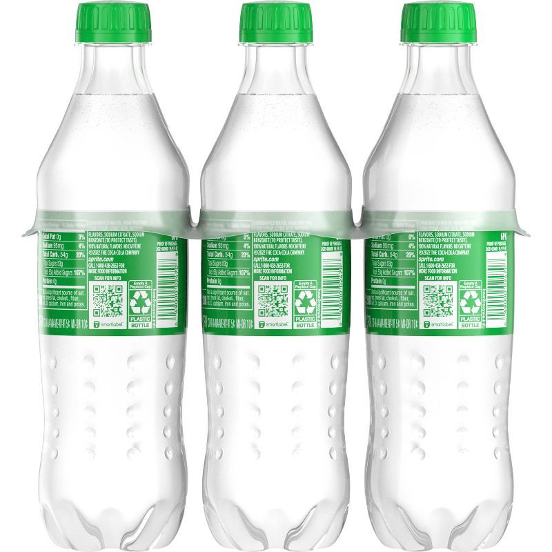 slide 5 of 7, Sprite Soda - 6pk/16.9 fl oz Bottles, 6 ct; 16.9 fl oz