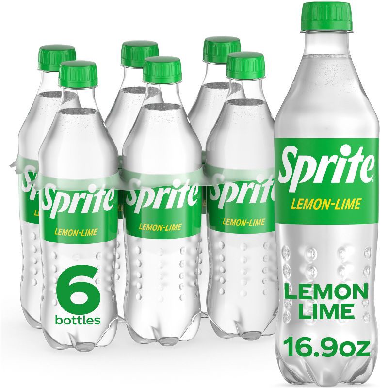 slide 1 of 7, Sprite Soda - 6pk/16.9 fl oz Bottles, 6 ct; 16.9 fl oz