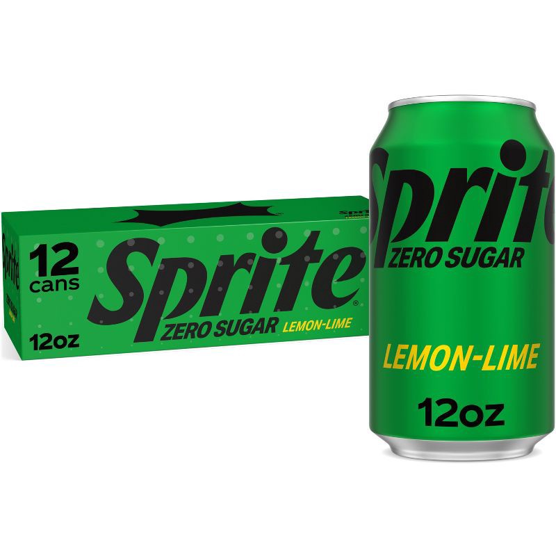 slide 1 of 7, Sprite Zero Soda - 12pk/12 fl oz Cans, 12 ct; 12 fl oz