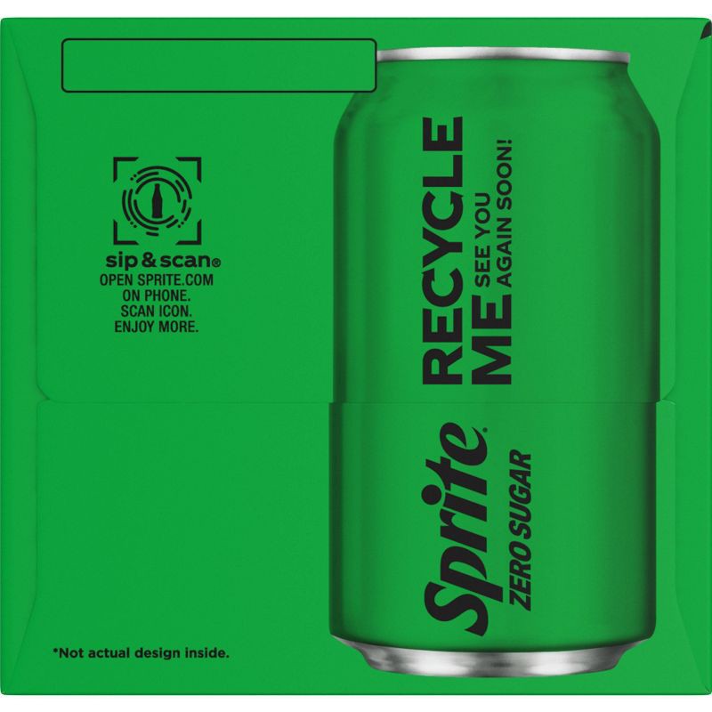 slide 4 of 7, Sprite Zero Soda - 12pk/12 fl oz Cans, 12 ct; 12 fl oz