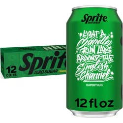 Sprite Zero Soda - 12pk/12 fl oz Cans