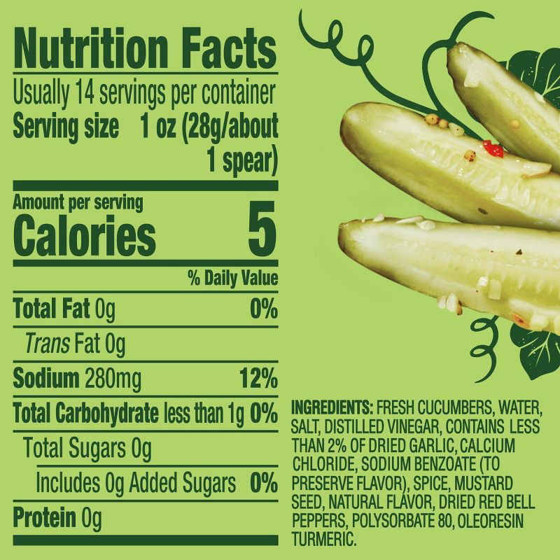 slide 7 of 10, Claussen Dill Pickle Spears - 24 fl oz, 24 fl oz