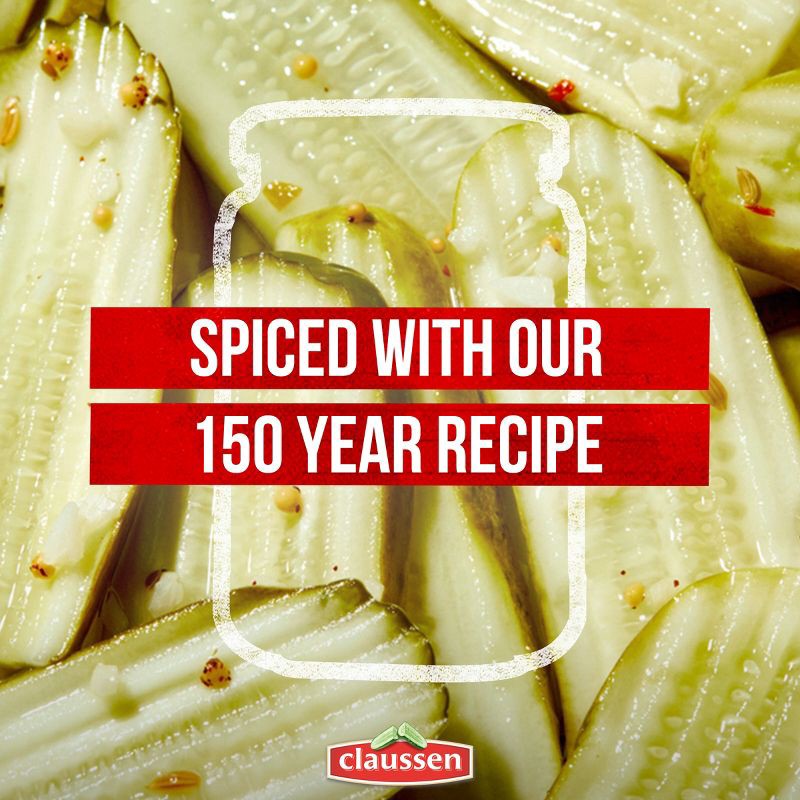 slide 3 of 11, Claussen Dill Sandwich Pickle Slices - 20 fl oz, 20 fl oz