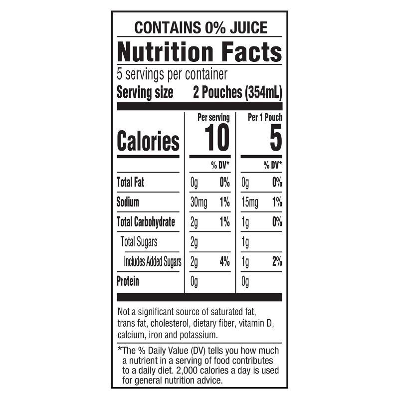 slide 2 of 13, Capri Sun Roarin' Waters Strawberry Kiwi Juice Drinks - 10pk/6 fl oz Pouches, 10 ct; 6 fl oz