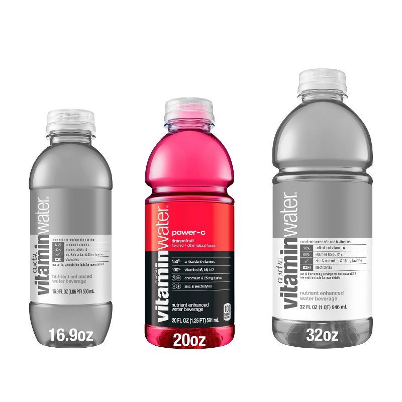 slide 2 of 4, Vitamin Water vitaminwater power-c dragonfruit - 20 fl oz Bottle, 20 fl oz