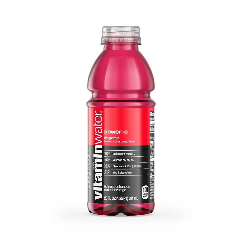 slide 1 of 4, Vitamin Water vitaminwater power-c dragonfruit - 20 fl oz Bottle, 20 fl oz