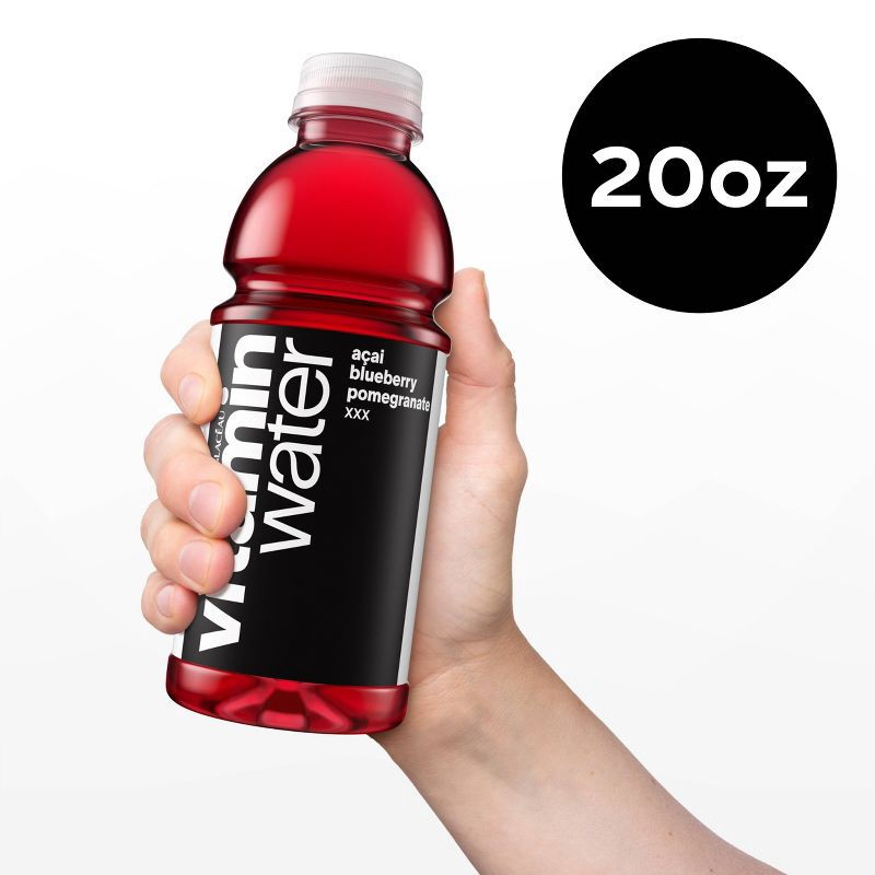 slide 2 of 7, Vitamin Water vitaminwater xxx açai- blueberry-pomegranate - 20 fl oz Bottle, 20 fl oz