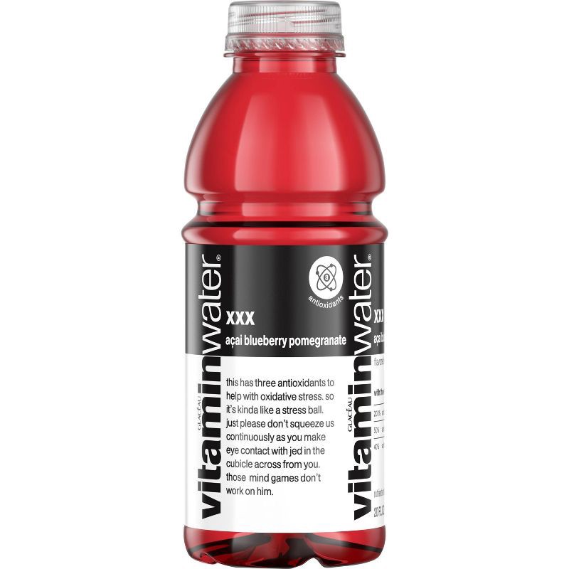 slide 4 of 7, Vitamin Water vitaminwater xxx açai- blueberry-pomegranate - 20 fl oz Bottle, 20 fl oz