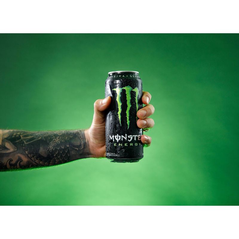 slide 4 of 6, Monster Energy, Original - 4pk/16 fl oz Cans, 4 ct; 16 fl oz