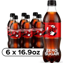 Coca-Cola Zero Sugar Soda - 6pk/16.9 fl oz Bottles