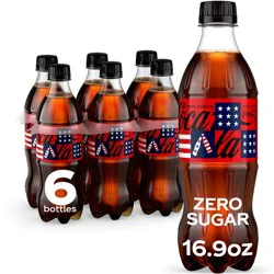 Coca-Cola Zero Sugar Soda - 6pk/16.9 fl oz Bottles