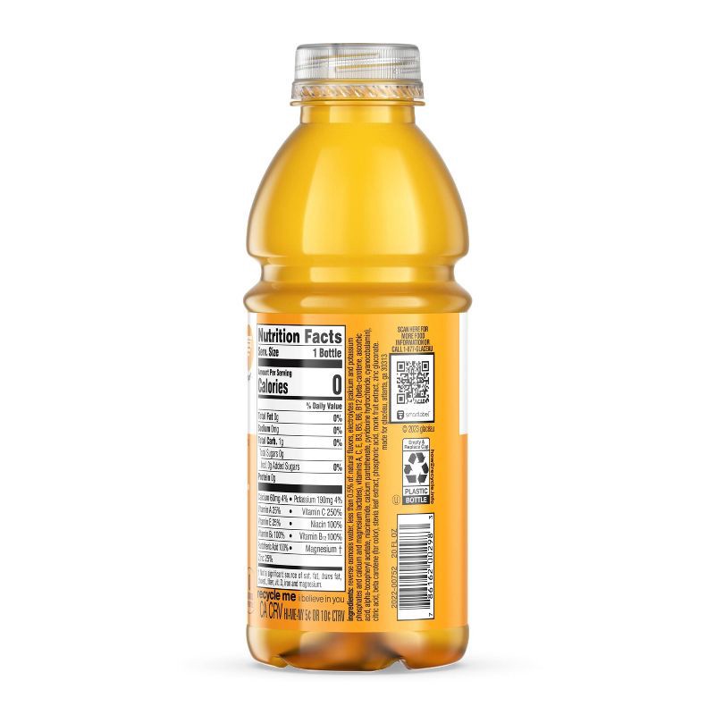 slide 6 of 7, Vitamin Water vitaminwater zero rise orange - 20 fl oz Bottle, 20 fl oz