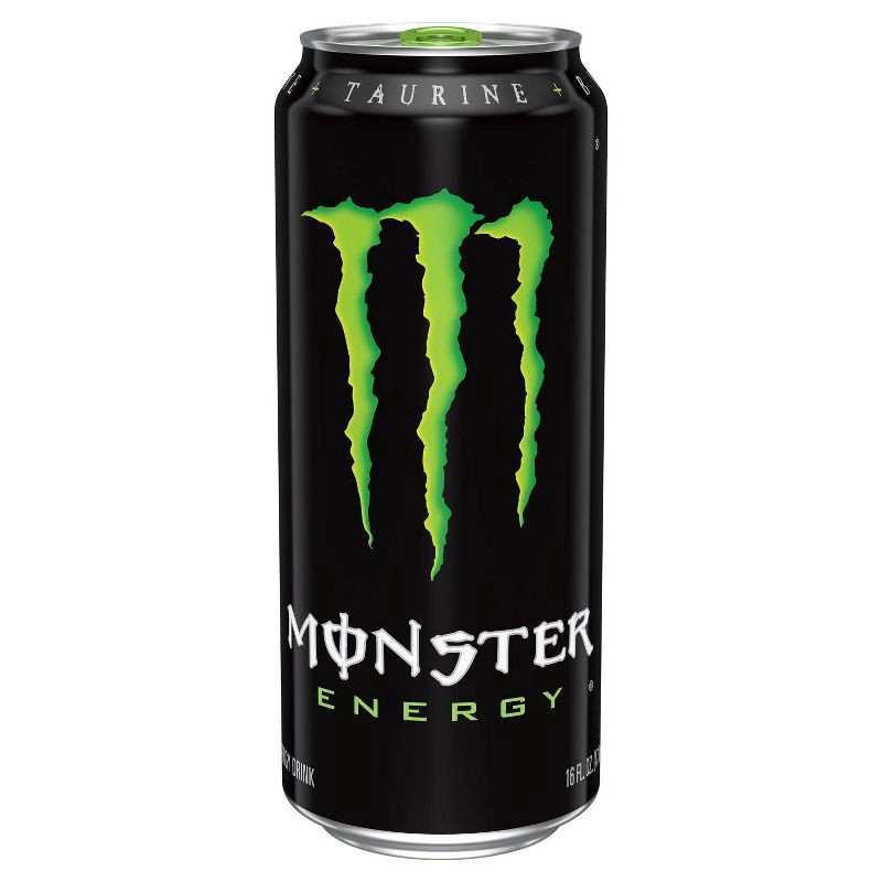 slide 1 of 5, Monster Energy, Original - 16 fl oz Can, 16 fl oz