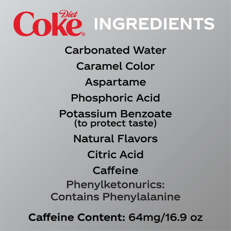 slide 7 of 11, Diet Coke Soda - 6pk/16.9 fl oz Bottles, 6 ct; 16.9 fl oz