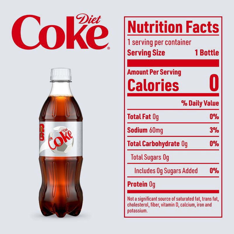 slide 6 of 6, Diet Coke Soda - 6pk/16.9 fl oz Bottles, 6 ct; 16.9 fl oz