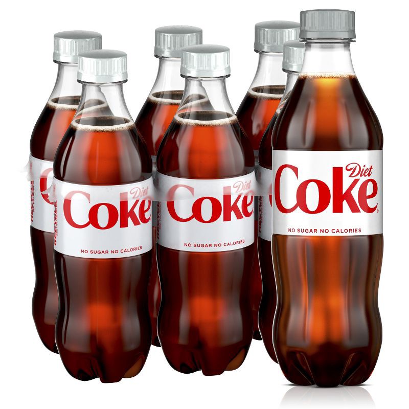 slide 1 of 11, Diet Coke Soda - 6pk/16.9 fl oz Bottles, 6 ct; 16.9 fl oz