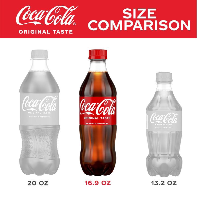 slide 3 of 10, Coca-Cola Soda - 6pk/16.9 fl oz Bottles, 6 ct; 16.9 fl oz