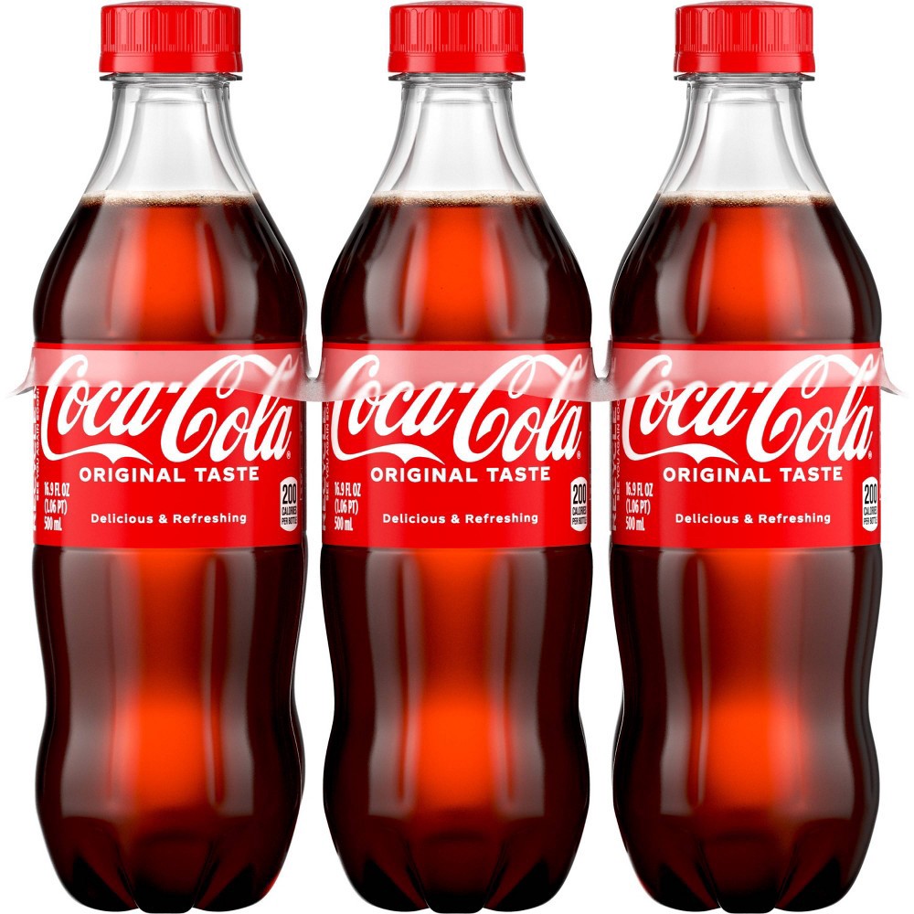 slide 4 of 10, Coca-Cola - 6pk/16.9 fl oz Bottles, 6 ct; 16.9 fl oz
