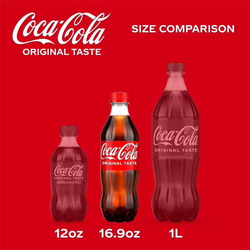 slide 4 of 8, Coca-Cola Soda - 6pk/16.9 fl oz Bottles, 6 ct; 16.9 fl oz