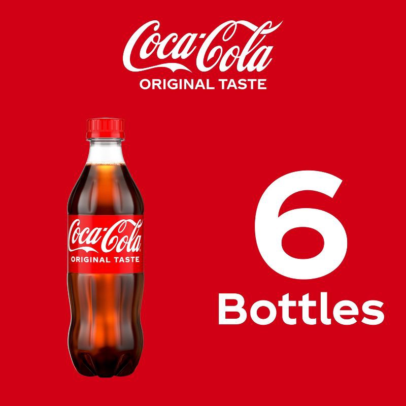 slide 5 of 8, Coca-Cola Soda - 6pk/16.9 fl oz Bottles, 6 ct; 16.9 fl oz
