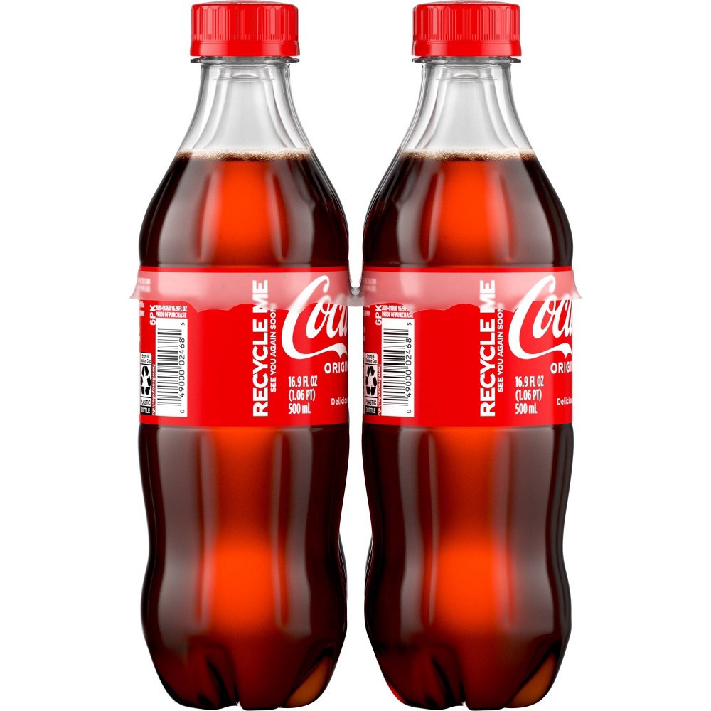 slide 10 of 10, Coca-Cola - 6pk/16.9 fl oz Bottles, 6 ct; 16.9 fl oz