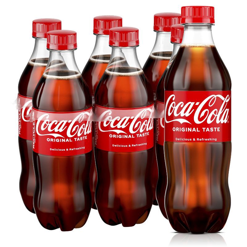 slide 1 of 10, Coca-Cola Soda - 6pk/16.9 fl oz Bottles, 6 ct; 16.9 fl oz