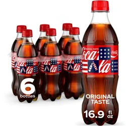 Coca-Cola Soda - 6pk/16.9 fl oz Bottles