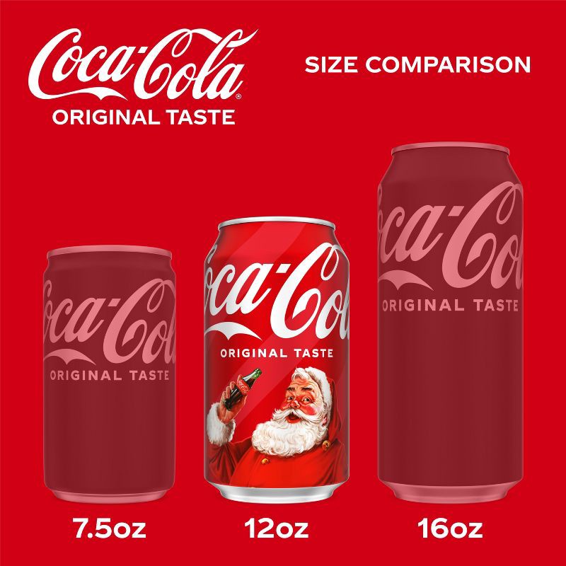 slide 2 of 7, Coca-Cola Soda - 12pk/12 fl oz Cans, 12 ct; 12 fl oz