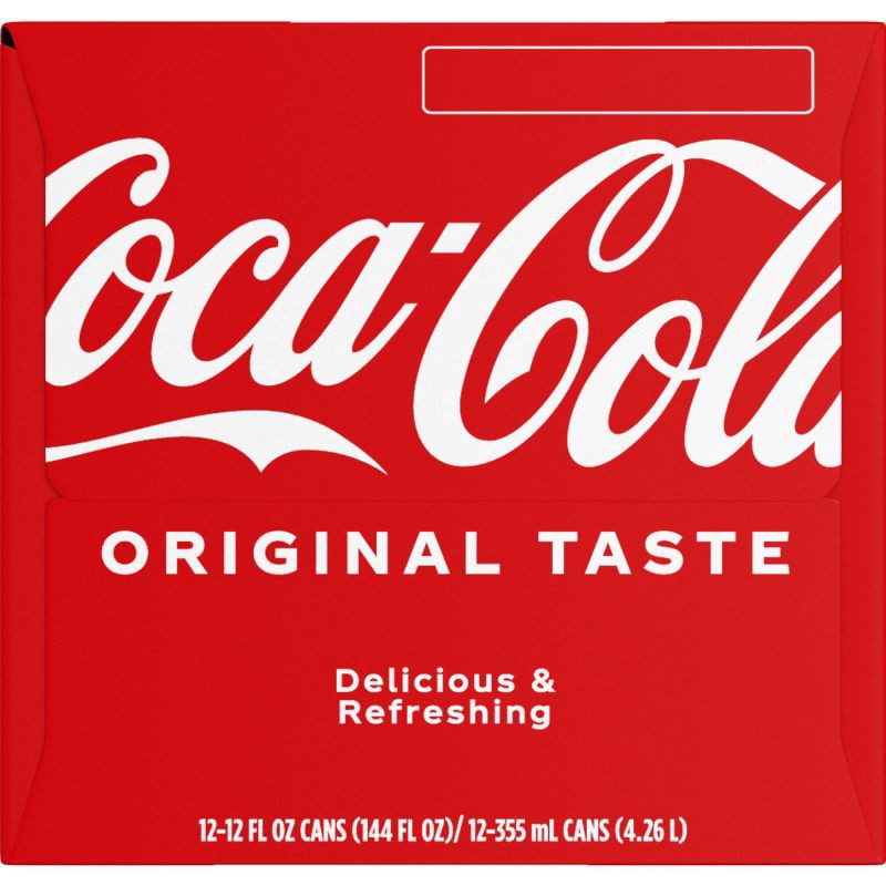 slide 12 of 13, Coca-Cola Soda - 12pk/12 fl oz Cans, 12 ct; 12 fl oz