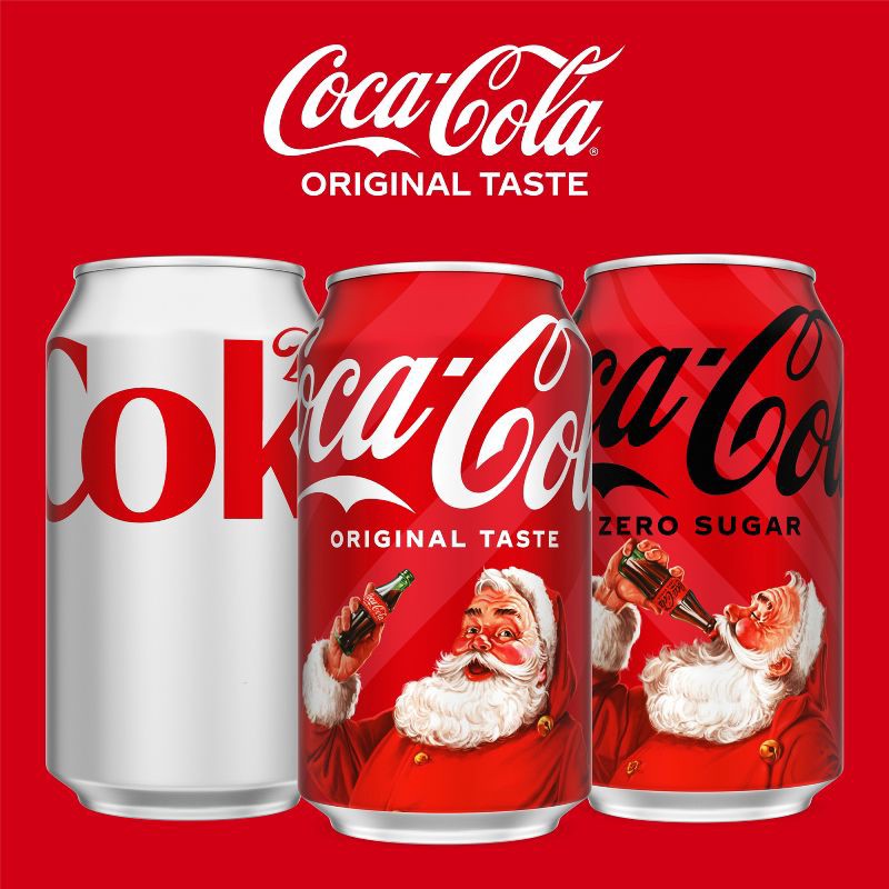 slide 4 of 7, Coca-Cola Soda - 12pk/12 fl oz Cans, 12 ct; 12 fl oz